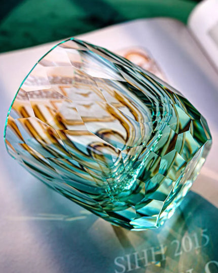 Edo Kiriko Crystal Whiskey Glass – K9 Lead-Free Premium
