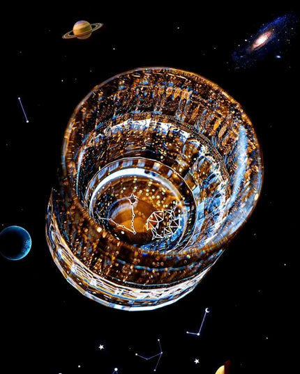Edo Kiriko 12 Zodiac Crystal Whiskey Glass – K9 Lead-Free Crystal