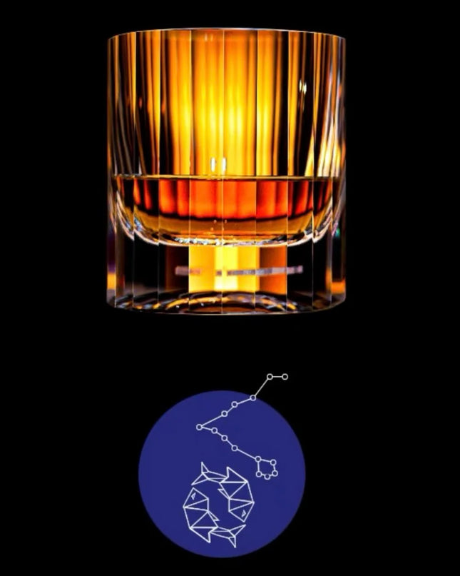 Edo Kiriko 12 Zodiac Crystal Whiskey Glass – K9 Lead-Free Crystal