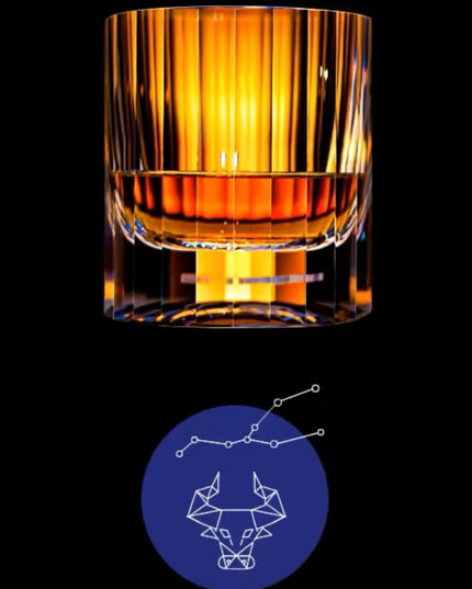 Edo Kiriko 12 Zodiac Crystal Whiskey Glass – K9 Lead-Free Crystal