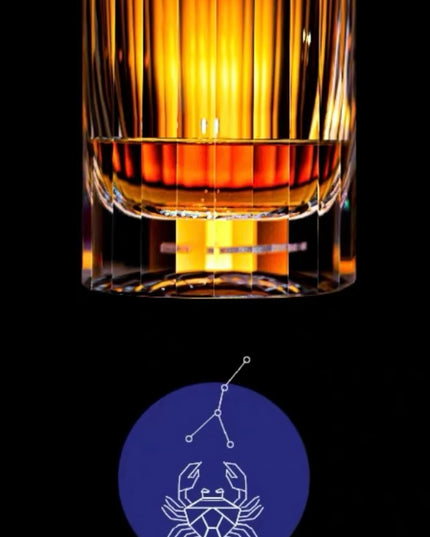 Edo Kiriko 12 Zodiac Crystal Whiskey Glass – K9 Lead-Free Crystal