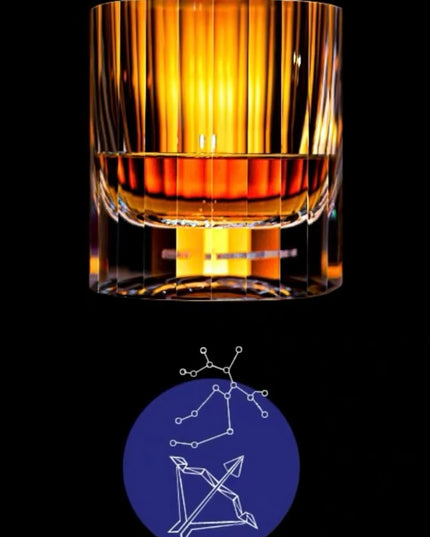 Edo Kiriko 12 Zodiac Crystal Whiskey Glass – K9 Lead-Free Crystal