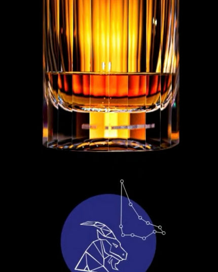 Edo Kiriko 12 Zodiac Crystal Whiskey Glass – K9 Lead-Free Crystal