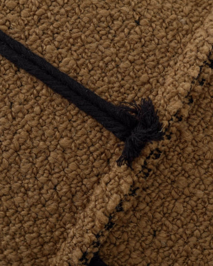 Antique Living Room Cotton Linen Cushion - Coffee