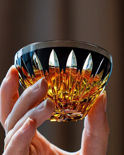 Edo Kiriko Lotus Crysta Glass – Calm & Mindful