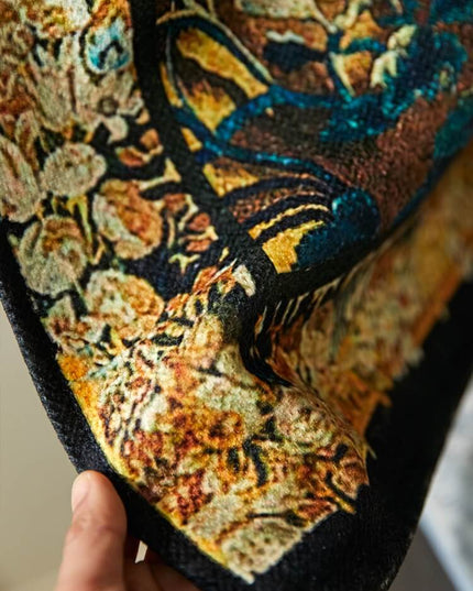 Medieval Modern Handcrafted Forest Living Room Tapestry