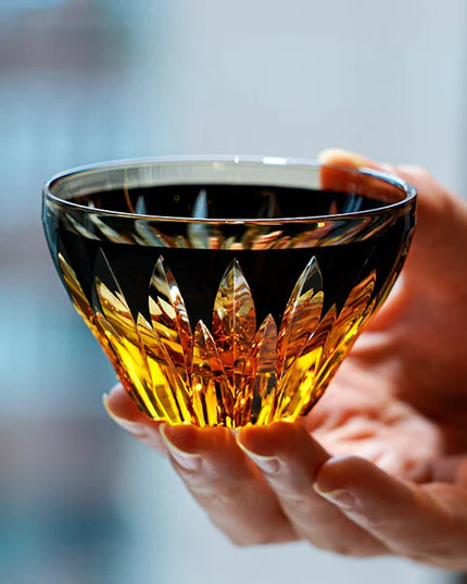Edo Kiriko Lotus Crysta Glass – Calm & Mindful