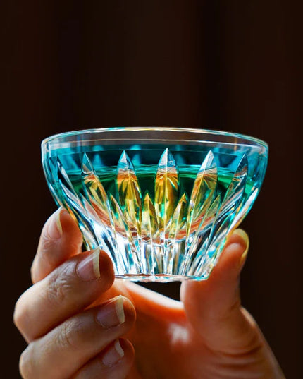 Edo Kiriko Lotus Crysta Glass – Calm & Mindful