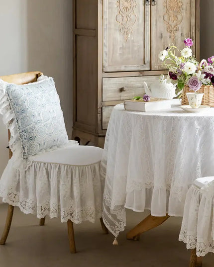 Retro Lace Chair Seat Cushions Indoor