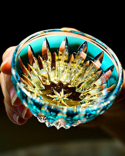 Edo Kiriko Lotus Crysta Glass – Calm & Mindful