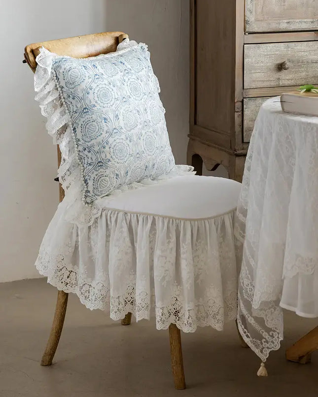 Retro Lace Chair Seat Cushions Indoor