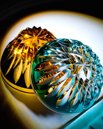 Edo Kiriko Lotus Crysta Glass – Calm & Mindful