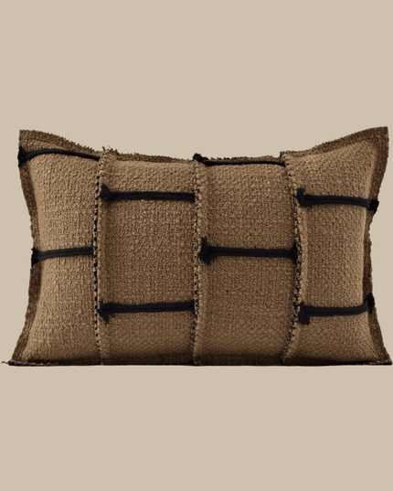 Antique Hand-knotted Cotton Linen Pillow