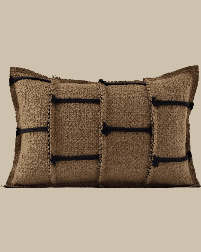 Antique Hand-knotted Cotton Linen Pillow