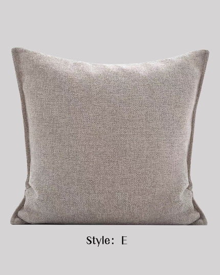 Antique Hand-Woven Cotton Linen Cushion Cover | Natural Breathable Home Décor