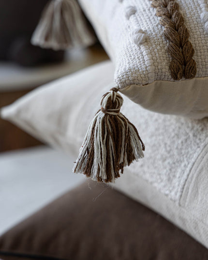 Antique Living Room Cotton-Linen Hemp Rope Pillow Cushion