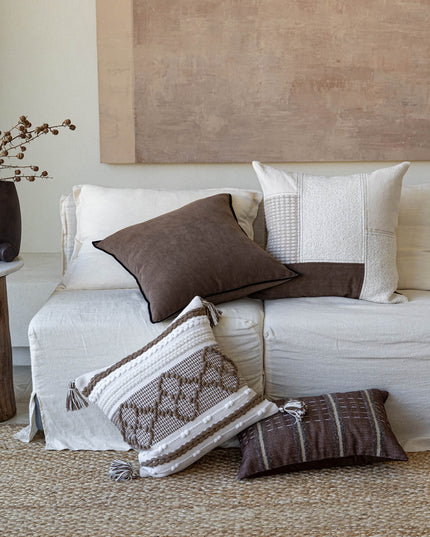 Antique Living Room Cotton-Linen Hemp Rope Pillow Cushion