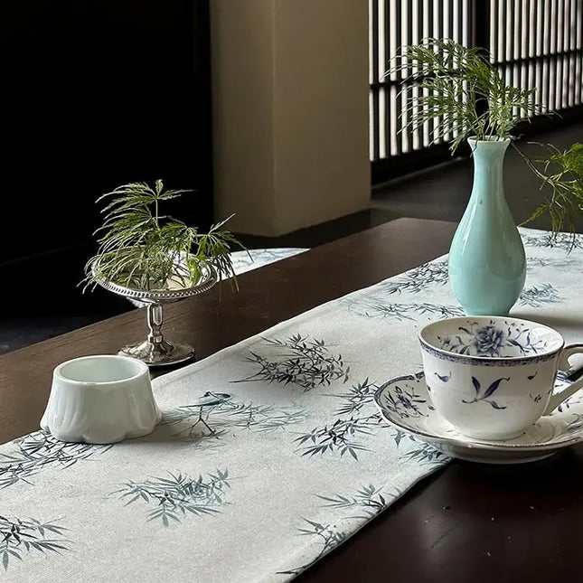 Bamboo Shadow Table Runner