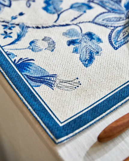 Blue Pomegranate Placemat Set