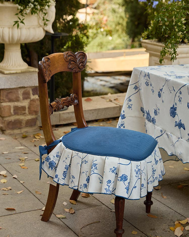 Floral Bloom Chair Seat Cushion