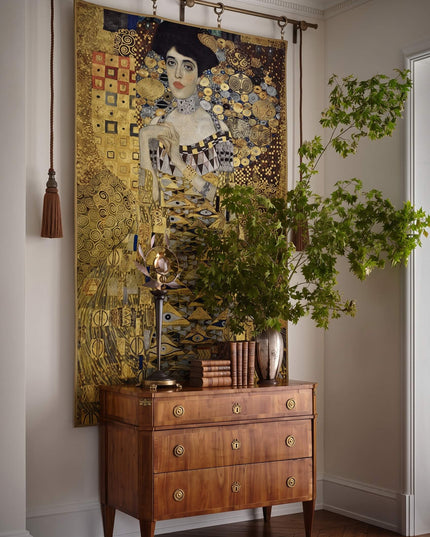 Gustav Klimt Adele Bloch Bauer Art Nouveau Large Tapestry Wall Hanging