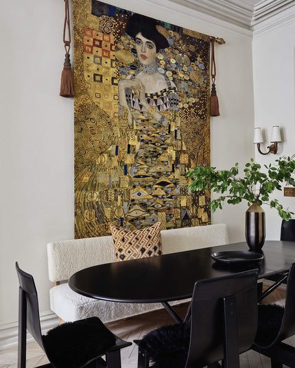Gustav Klimt Adele Bloch Bauer Art Nouveau Large Tapestry Wall Hanging