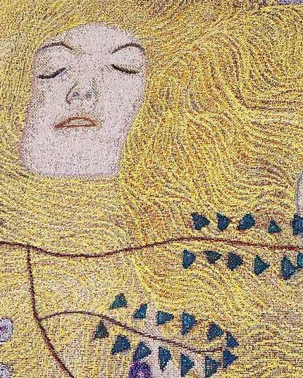 Gustav Klimt Watersnakes Belgian Jacquard Large Tapestry Wall Hanging