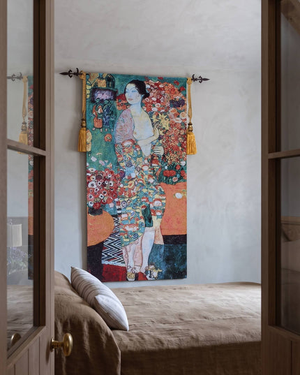 Gustav Klimt's The Dancer Belgian Jacquard Art Large Tapestry