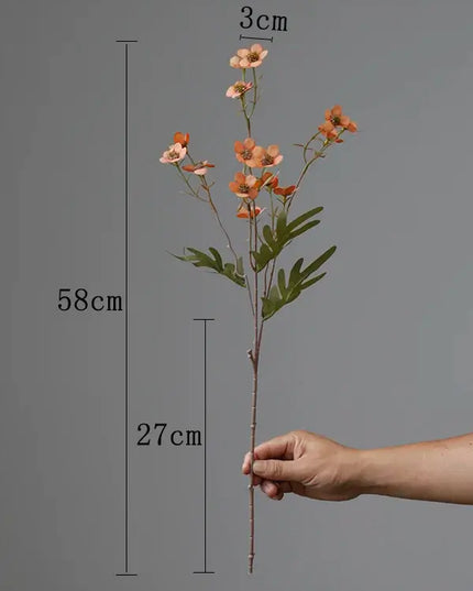 Artificial Autumn Inspired Silk Plum Blossom Flowers
