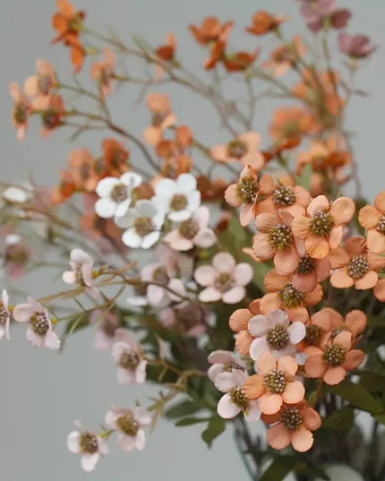 Artificial Autumn Inspired Silk Plum Blossom Flowers