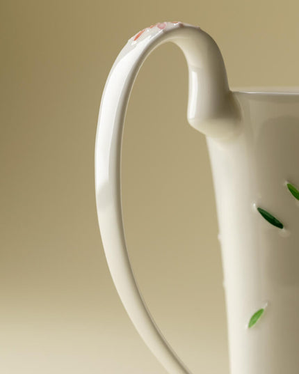 Japanese Daisy Hand-Painted Ceramic Teapot