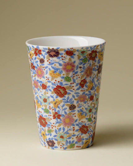 Hand Painted Garden Ceramic Office Mug