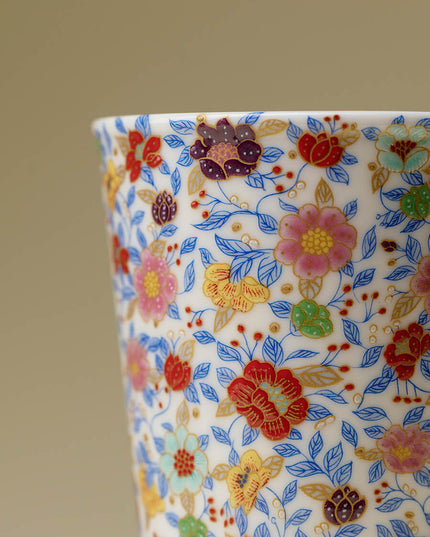 Hand Painted Garden Ceramic Office Mug