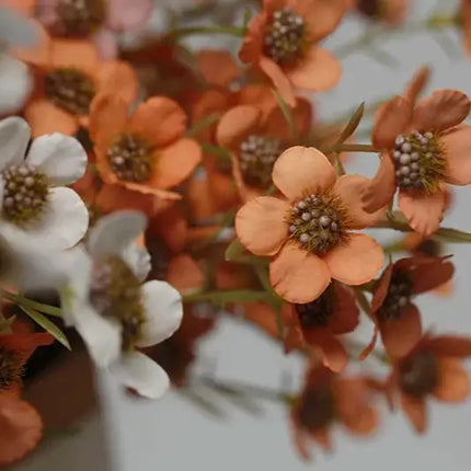 Artificial Autumn Inspired Silk Plum Blossom Flowers