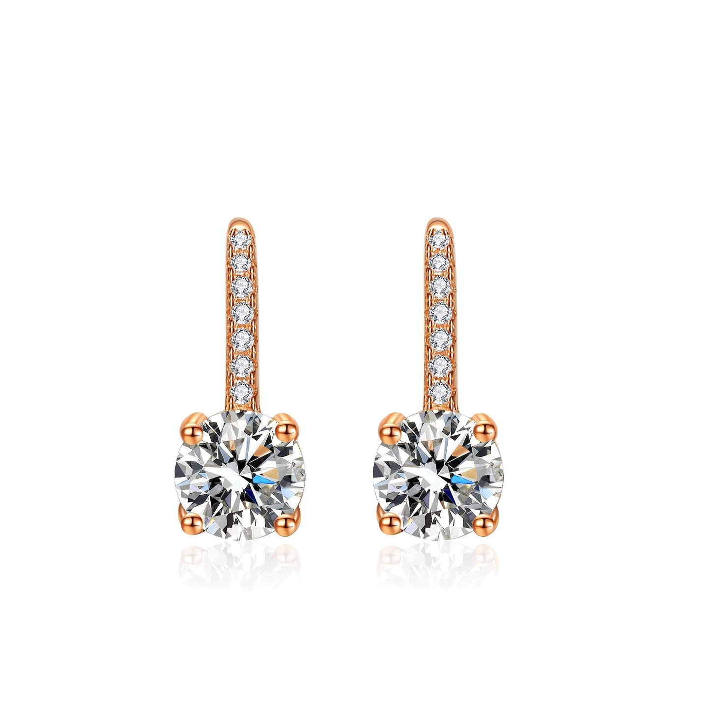 Bubble Diamond Stud Earrings (1 ct)