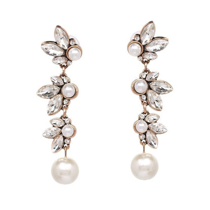 Flower Pearl Earrings