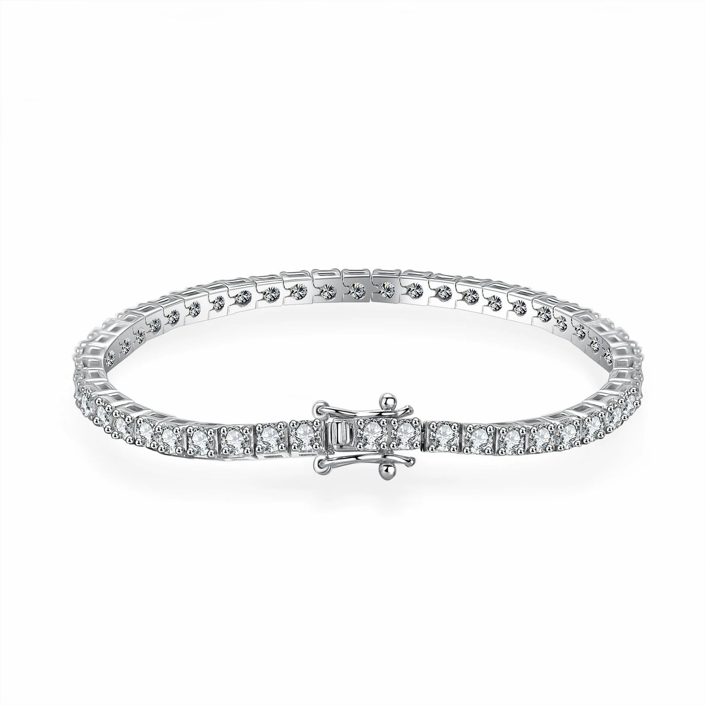 Roman Tennis Diamond Bracelet