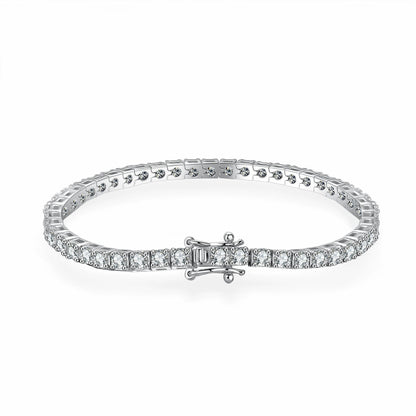 Roman Tennis Diamond Bracelet