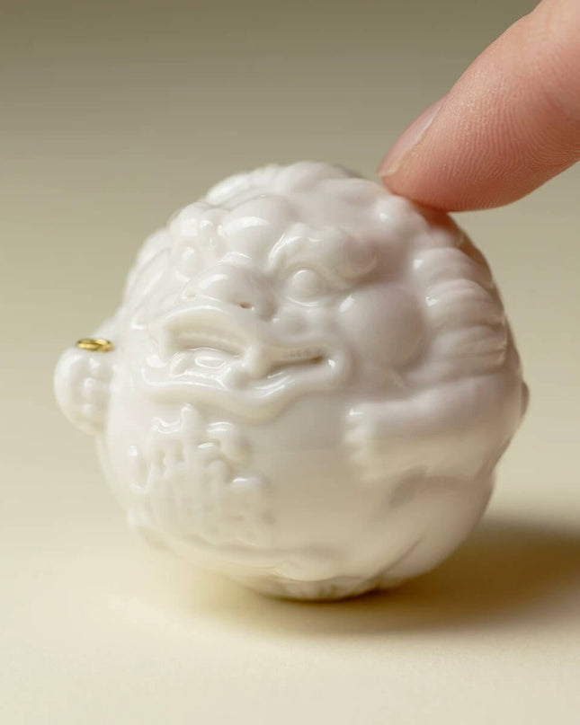 Handmade Ceramic Pi Xiu Wealth Incense Holder