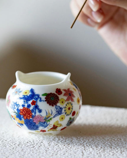 Hand Painted Ceramic Incense Holder