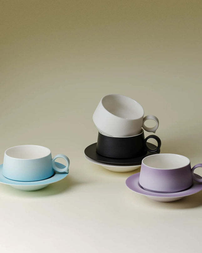 Handmade Gradient Ceramic Cup Set