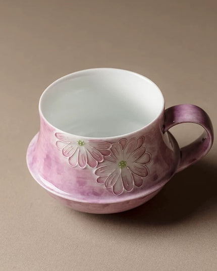 Cardamom Purple Ceramic Cup Set