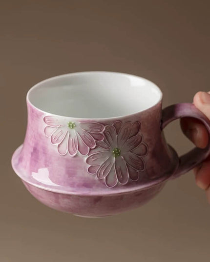 Cardamom Purple Ceramic Cup Set