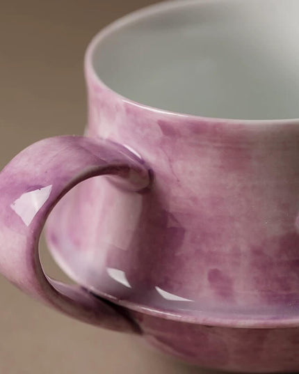 Cardamom Purple Ceramic Cup Set