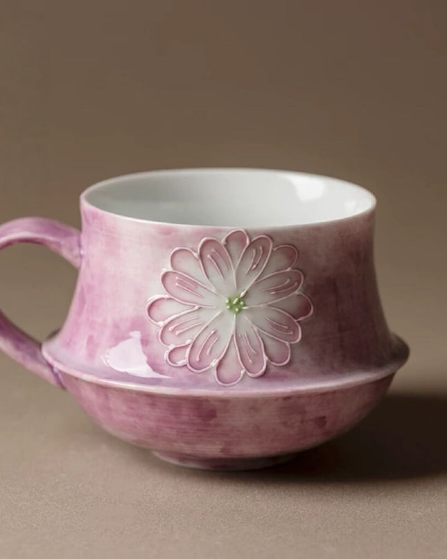 Cardamom Purple Ceramic Cup Set