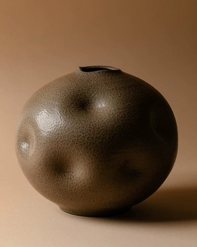 Wabi-Sabi Style Japanese Vintage Ceramic Vase