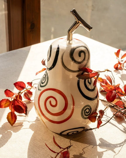 Ceramic Pumpkin Hand-painted Living Room Decor - Halloween Edition