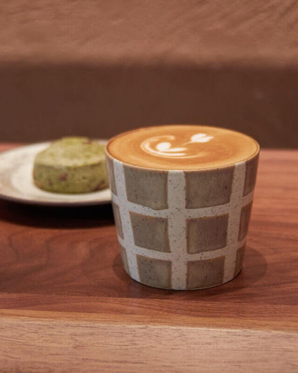 Wabi-Sabi Hand-Painted Ceramic Latte Coffee-Mug Series