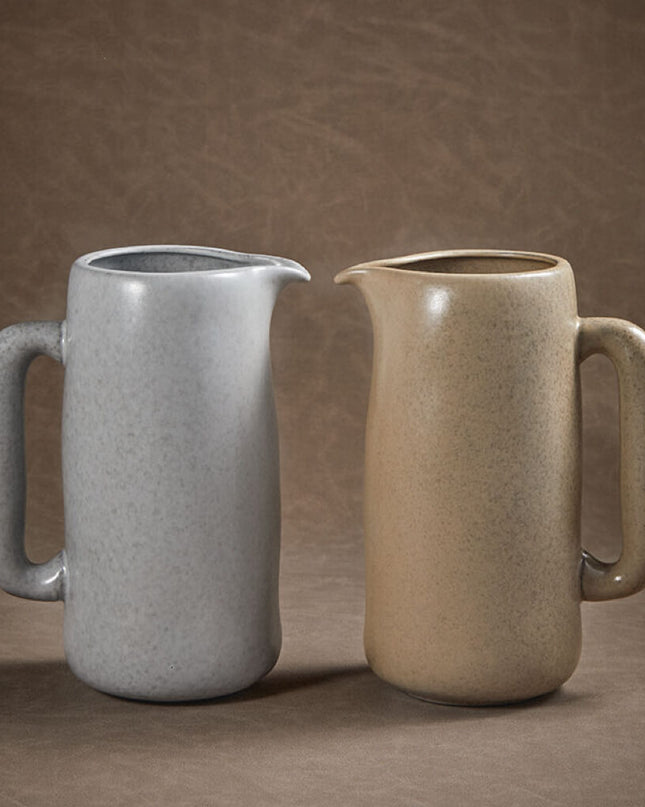 Wabi-Sabi Style Large Ear Ceramic Vase & Teapot