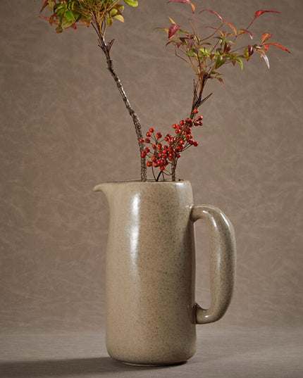 Wabi-Sabi Style Large Ear Ceramic Vase & Teapot